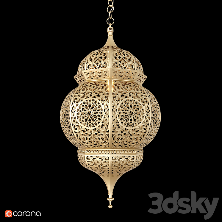 Eirqi Ceiling Pendant ML938-1 3DS Max Model - thumbnail 2