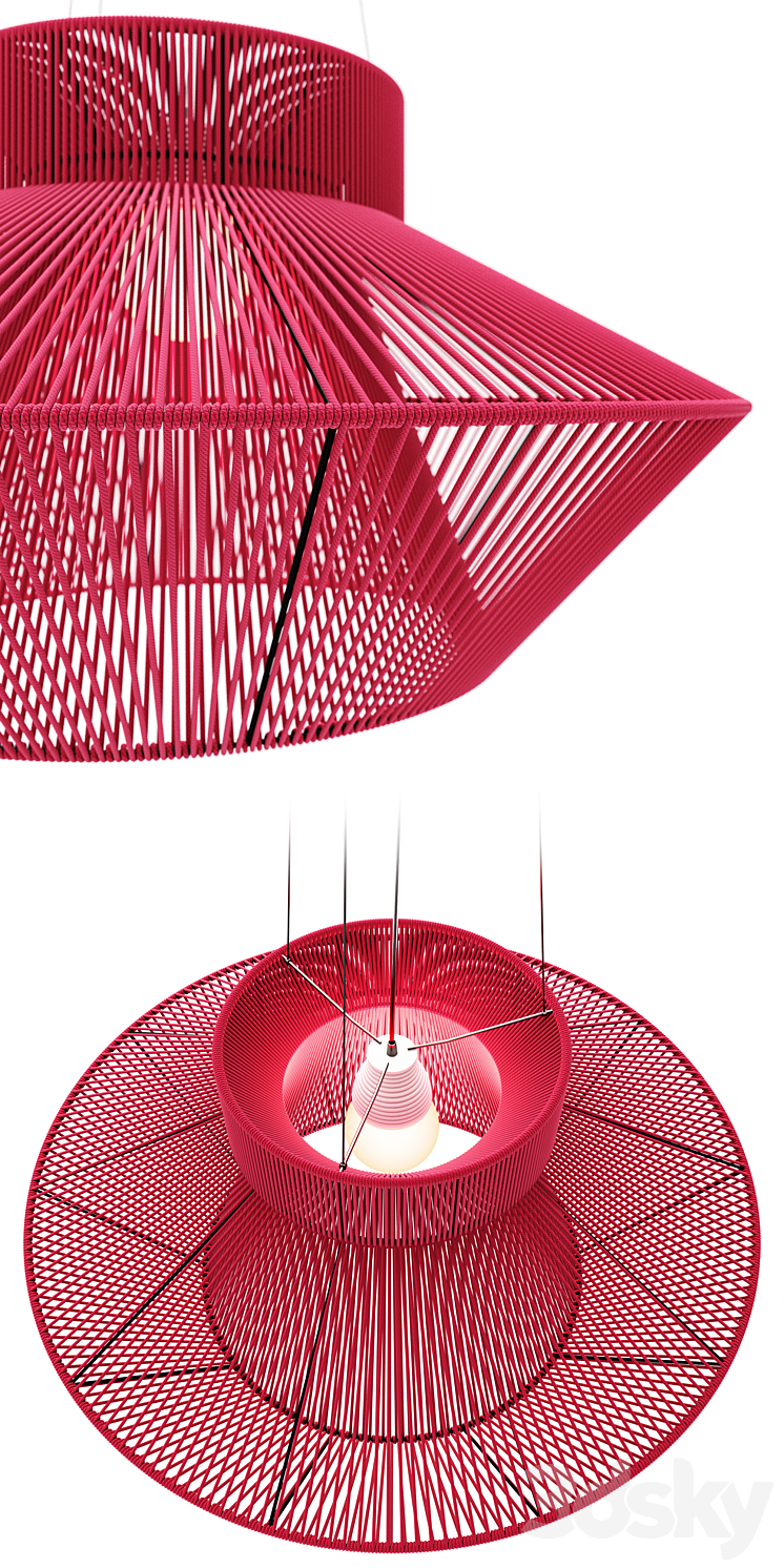 El Torrent Koord Pendant Light 3DS Max - thumbnail 2