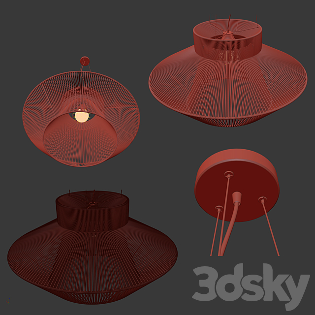 El Torrent Koord Pendant Light 3DSMax File - thumbnail 3