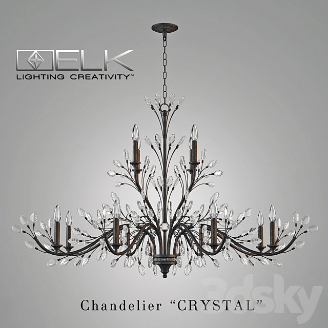 ELK Lighting CRYSTAL 3DSMax File - thumbnail 1