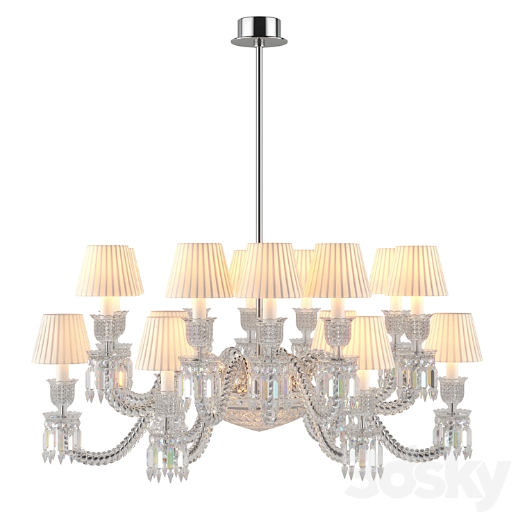 Ellipse Chandelier 16 L 3DS Max Model - thumbnail 1