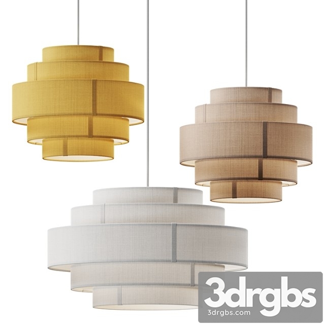 Ellos Loftlampe Miguel Pendant Lamps 3dsmax Download - thumbnail 1