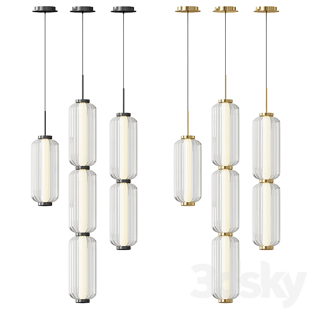 Elma LED pendant lamp 3DS Max Model - thumbnail 3