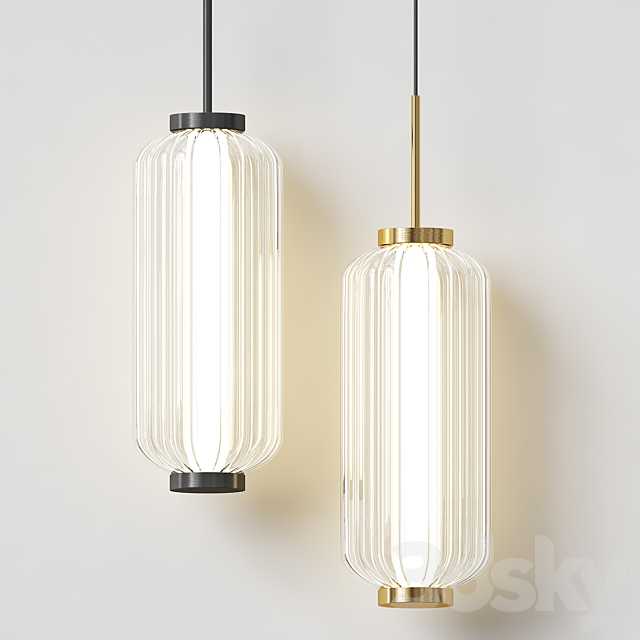 Elma LED pendant lamp 3DS Max Model - thumbnail 4