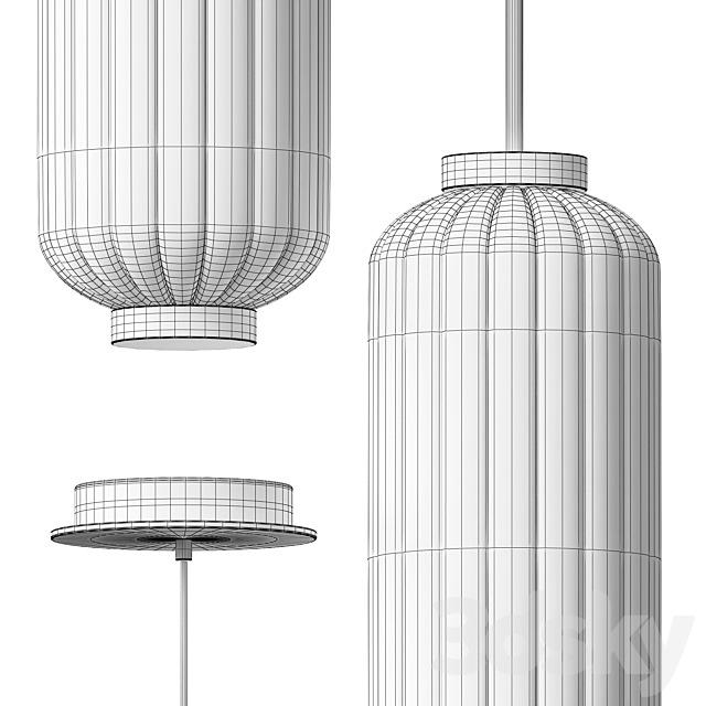 Elma LED pendant lamp 3DS Max Model - thumbnail 5