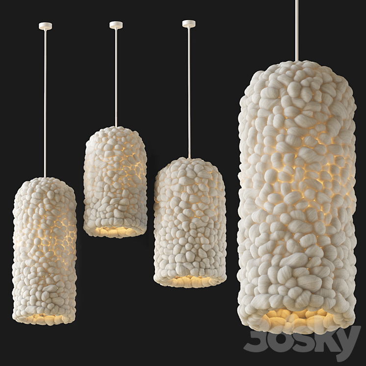 Elongated lamp by Helen Loom 3DS Max Model - thumbnail 3