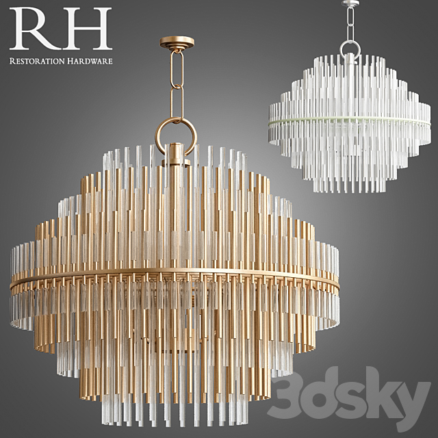 Emile Chandelier Collection RH 3DSMax File - thumbnail 1