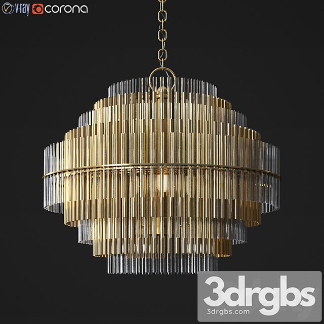 Emile Chandelier Restorationhardware 3dsmax Download - thumbnail 1