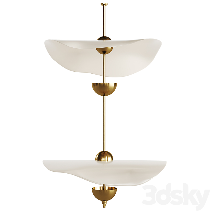 Envolée Double Pendant Light by Mydriaz 3DS Max Model - thumbnail 1