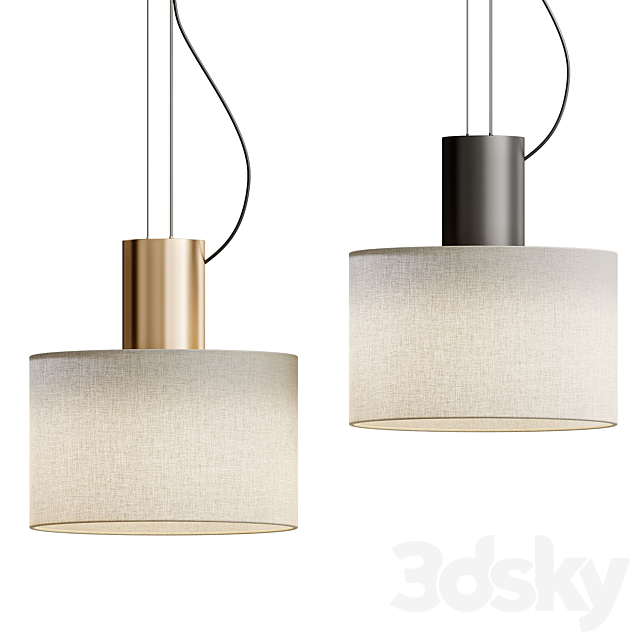 ESTILUZ CYLS PENDANT LAMP 3ds Max - thumbnail 1