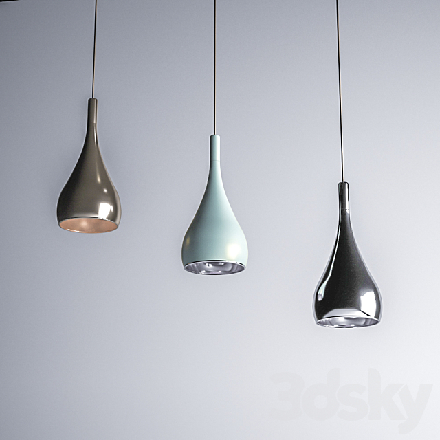 ET2 Teardrop 1-Light Pendant 3DSMax File - thumbnail 1