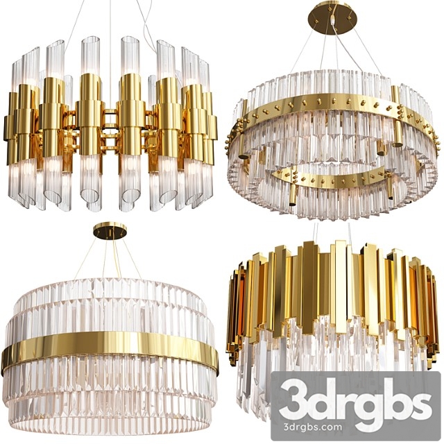 Exclusive chandelier set-11 3dsmax Download - thumbnail 1