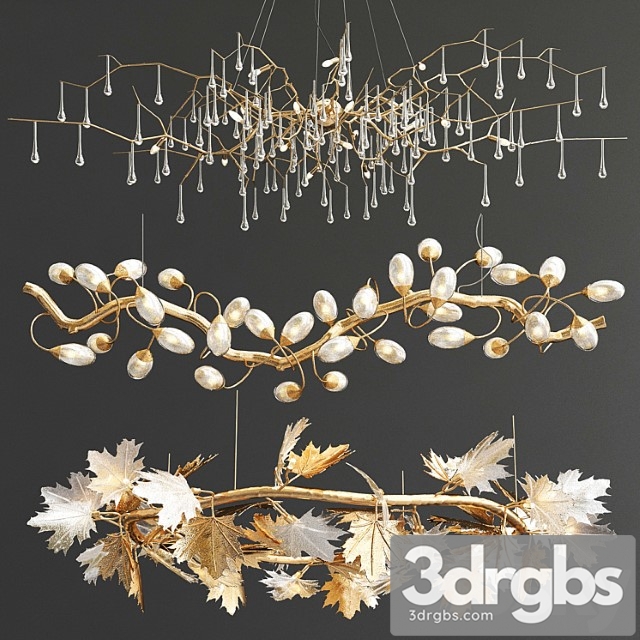 Exclusive Serip Chandelier Collection 3dsmax Download - thumbnail 1