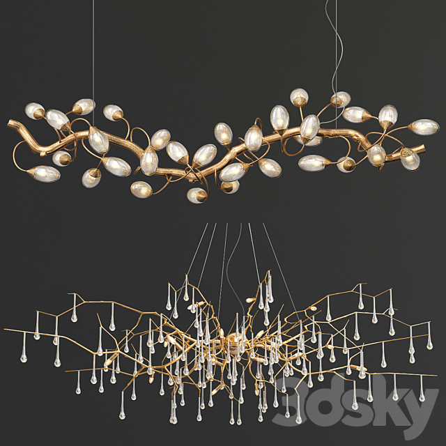 Exclusive Serip Chandelier Collection 3DSMax File - thumbnail 2