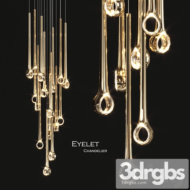 Eyelet chandelier by sans souci - thumbnail 1