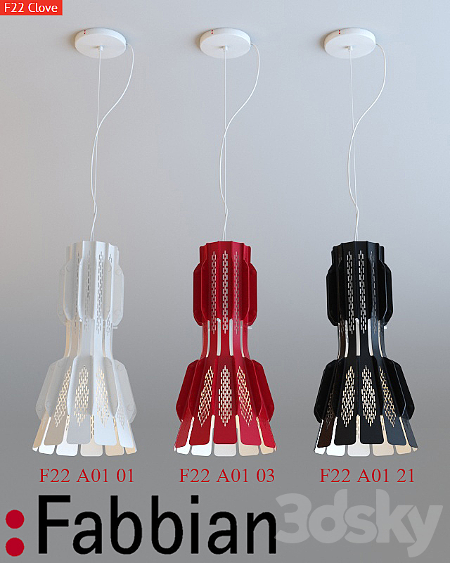 Fabbian Lights F22 Clove 3ds Max - thumbnail 1