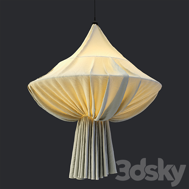 Fabric Chandelier 3DSMax File - thumbnail 1