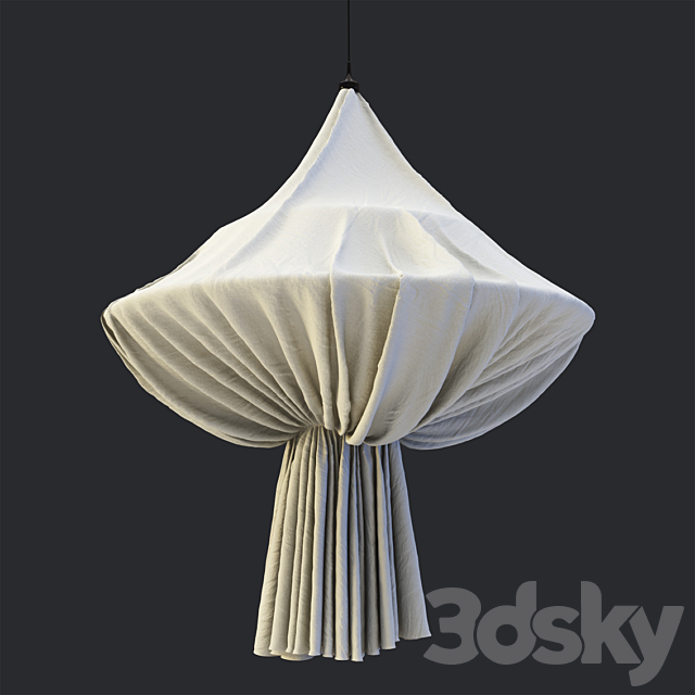 Fabric Chandelier 3DSMax File - thumbnail 2