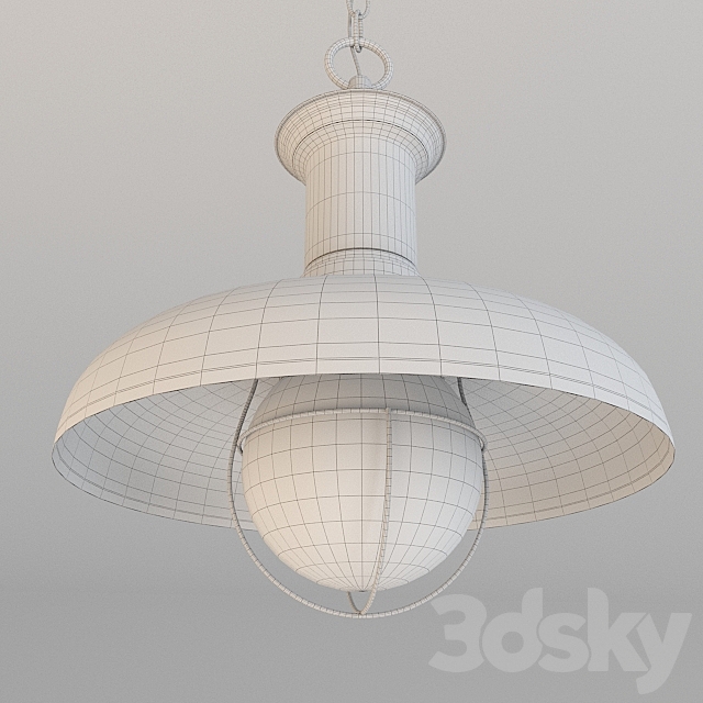 Faro ESTORIL-G Rust pendant lamp 3DSMax File - thumbnail 3