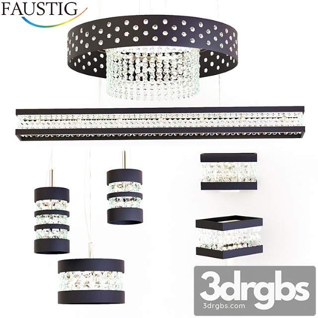 Faustig Black Set 1 3dsmax Download - thumbnail 1