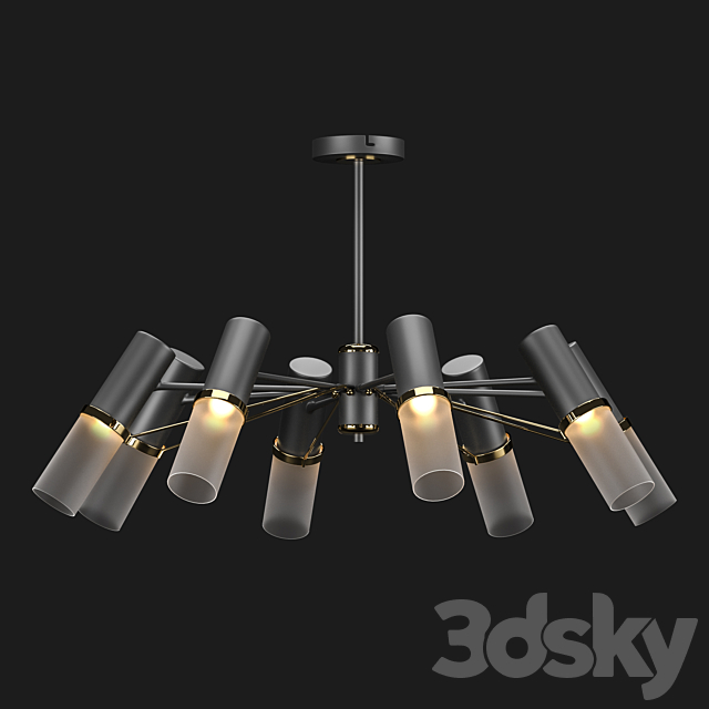 Favorite lighting F-Promo Viator 2558-8P 3DS Max Model - thumbnail 2