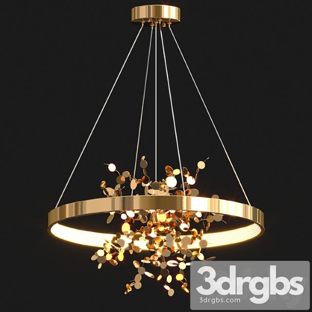 Felisa coin round chandelier - thumbnail 1