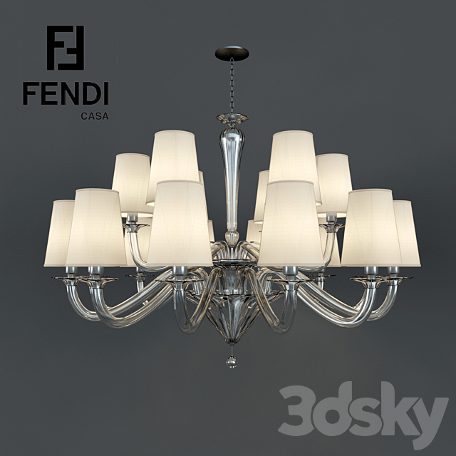 Fendi Casa Bellini 3DS Max Model - thumbnail 1