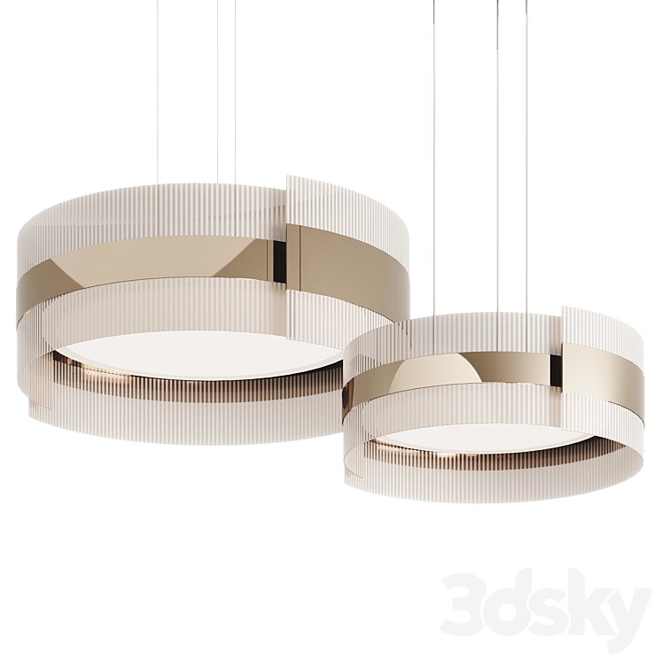 FENDI LABYRINTH CHANDELIER 3DS Max Model - thumbnail 1