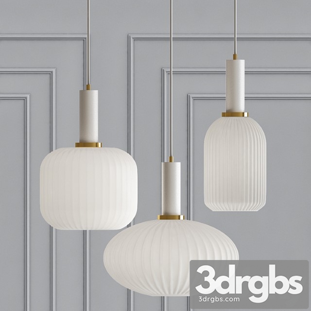 Ferm living chinese lantern white 3dsmax Download - thumbnail 1