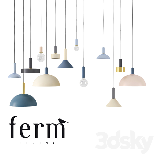 Ferm Living – Collect Lighting 3DS Max Model - thumbnail 1