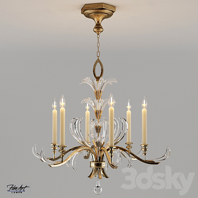 Fine art lamps 739140st2 3DS Max Model - thumbnail 1