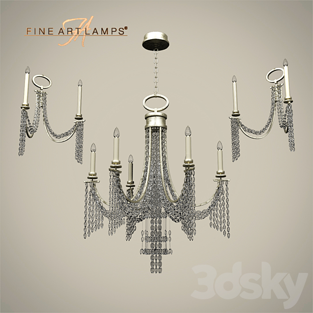 Fine Art Lamps Cascades 3ds Max - thumbnail 1