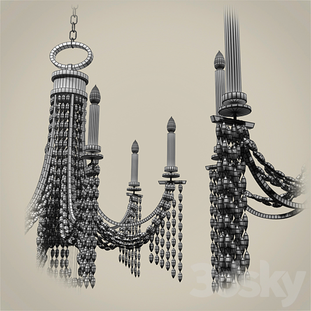 Fine Art Lamps Cascades 3ds Max - thumbnail 2