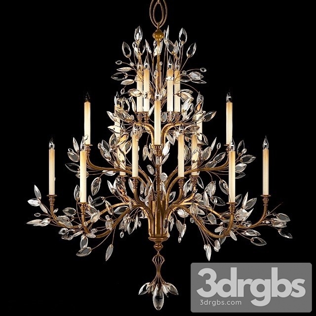 Fine Art Lamps Crystal Laurel 774540 3dsmax Download - thumbnail 1