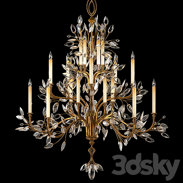 Fine Art Lamps Crystal Laurel 774540 3DSMax File - thumbnail 1