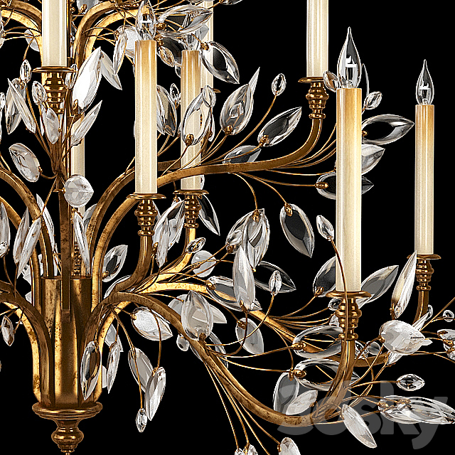 Fine Art Lamps Crystal Laurel 774540 3DSMax File - thumbnail 2