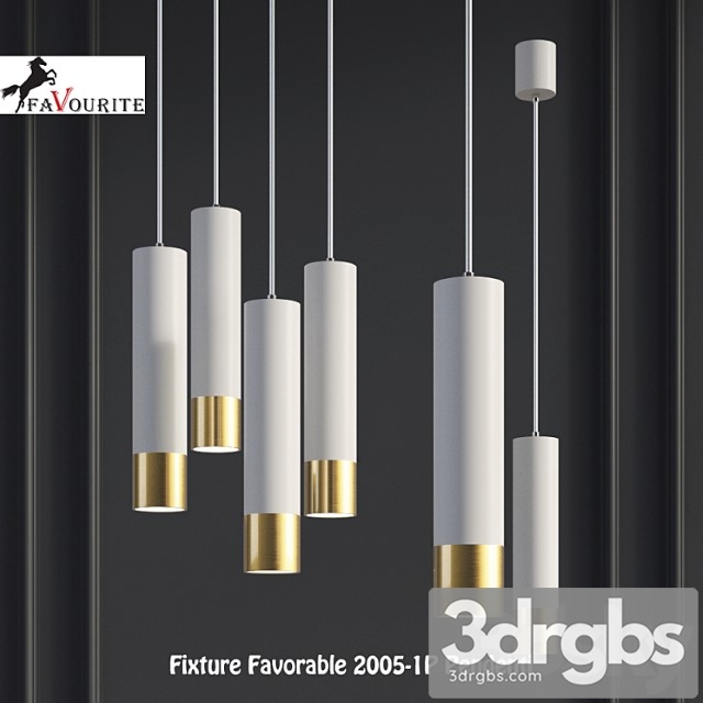 Fixture favorable 2005-1p pendenti – favorite 3dsmax Download - thumbnail 1