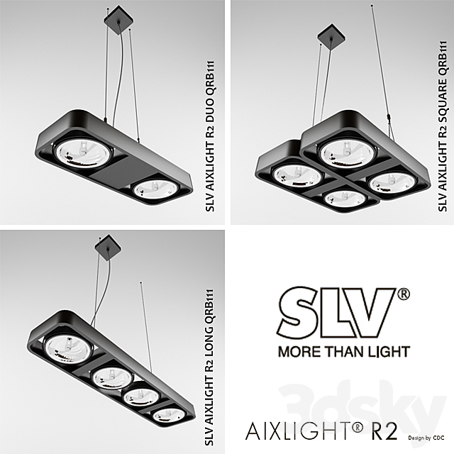 Fixtures Gyroscopic SLV AIXLIGHT R2 3DS Max Model - thumbnail 1