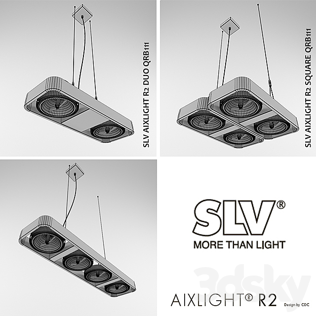 Fixtures Gyroscopic SLV AIXLIGHT R2 3DS Max Model - thumbnail 2