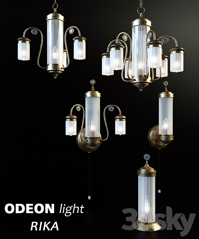 Fixtures Odeon Light RIKA 3DSMax File - thumbnail 1