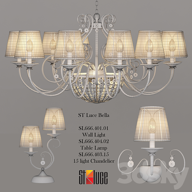 Fixtures ST Luce Bella Collection 3DSMax File - thumbnail 2