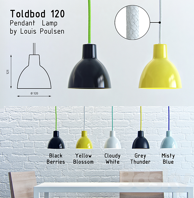 Fixtures Toldbod 120 3ds Max - thumbnail 1