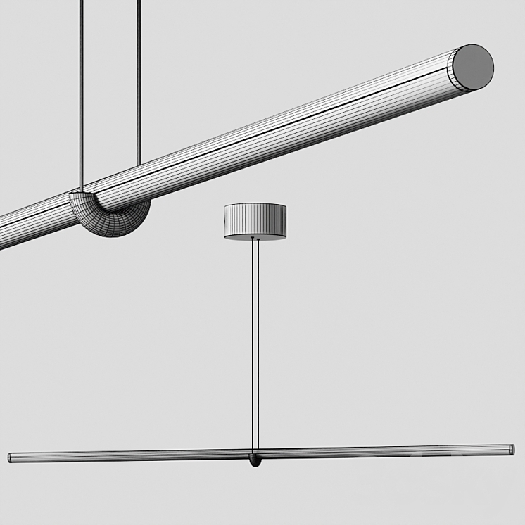 Flos ARRANGEMENTS LINE 3DS Max Model - thumbnail 2