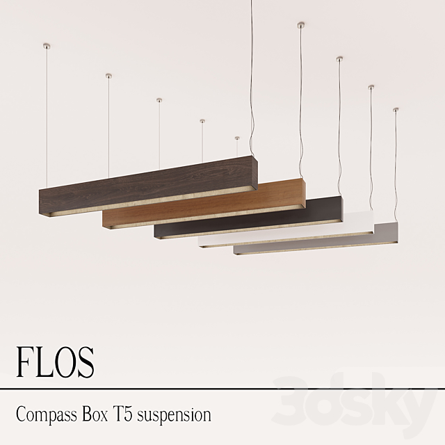 Flos Compass Box T5 SUS 3DSMax File - thumbnail 2