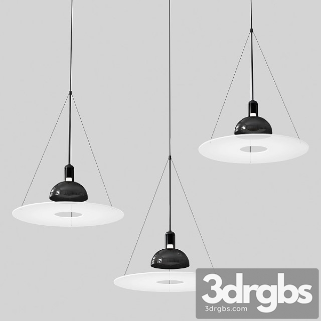 Flos FRISBI Direct Light Pendant Lamp 3dsmax Download - thumbnail 1