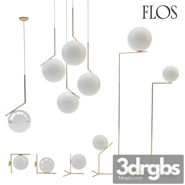 Flos ic lights set 3 3dsmax Download - thumbnail 1