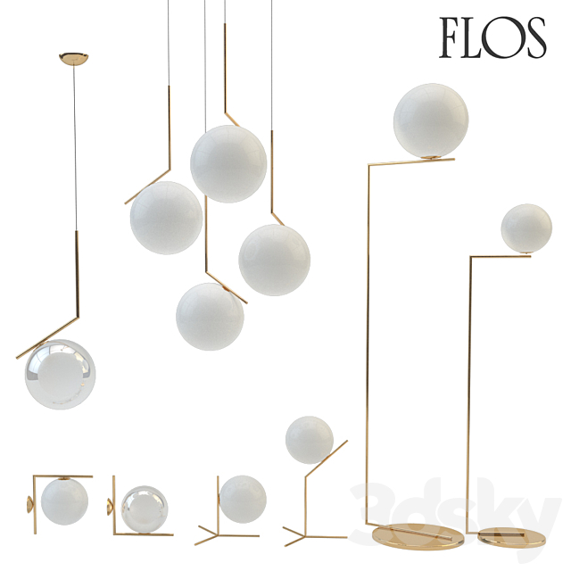 Flos IC Lights set 3DSMax File - thumbnail 1