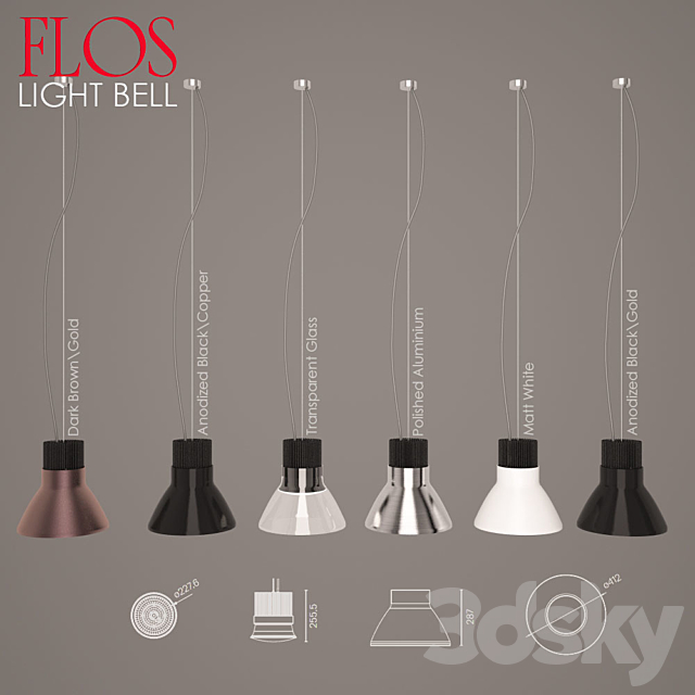 Flos Light Bell 3DSMax File - thumbnail 2