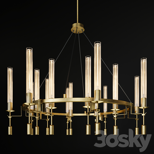 FONTANELLE ROUND CHANDELIER 3DSMax File - thumbnail 1