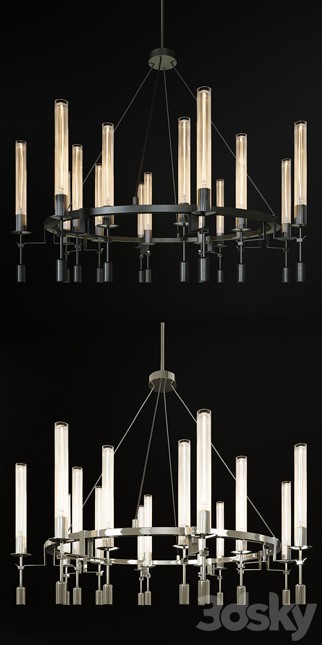 FONTANELLE ROUND CHANDELIER 3DSMax File - thumbnail 3